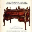 19-20 C. Furniture & Rugs Sotheby 1976  Auction Catalog