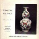 European Ceramics Feb. 26, 1975  Sotheby Auction Catalog