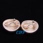 Sterling Clip Earrings Black Cameo  Intaglio Italy