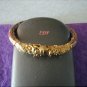 Golden Dragon Hinged Cloisonne Bangle Bracelet Enamel