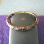 Golden Dragon Hinged Cloisonne Bangle Bracelet Enamel