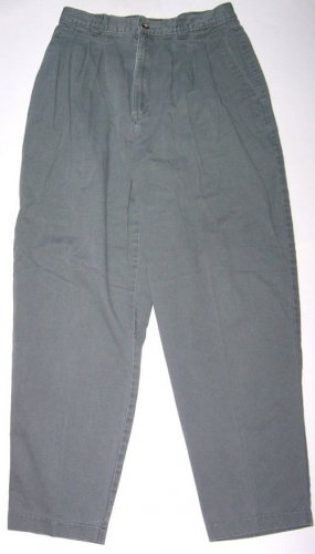 LEE Womens Casual Green Boot Leg Pants/Jeans Sz. 12 Petite