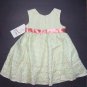 B.T. KIDS Green Stripe Sundress/Dress Girls 18 Months