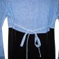 PLUM Denim/Black Velvet One-Piece Pants/Top Girls 10