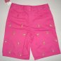 J KHAKI Pink Embroidered Bermuda Shorts Girls 12