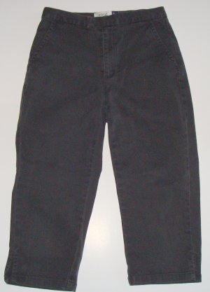 GAP KIDS Black Cotton/Spandex Stretch Capris Girls 8