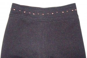 PLUM PUDDING Black Stretch Dress Pants Girls 9/10