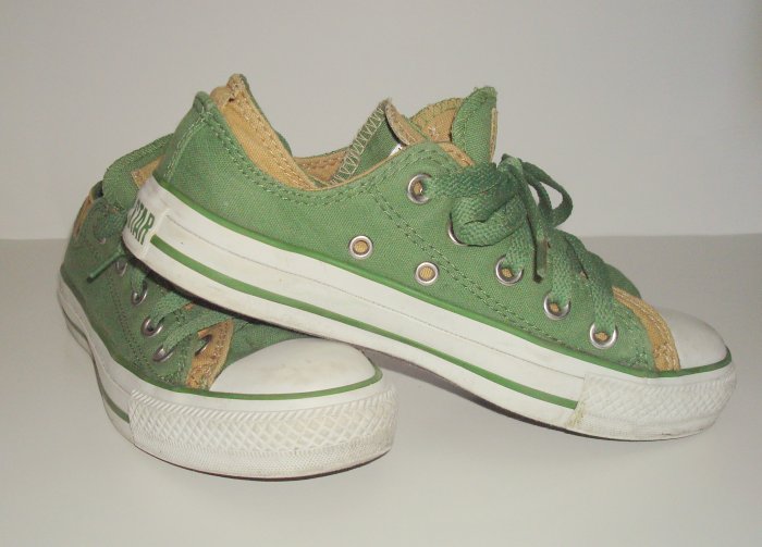 CONVERSE ALL*STAR Unisex Army Green Tan Tennis Shoes M3 W5