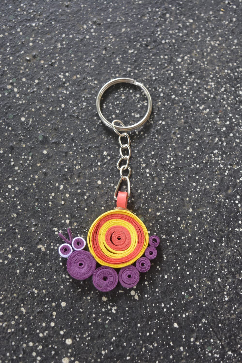 quilling key tag, Hand made key tag,