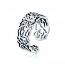 Vintage Flower Ring Silver 925 Sterling Silver Ring