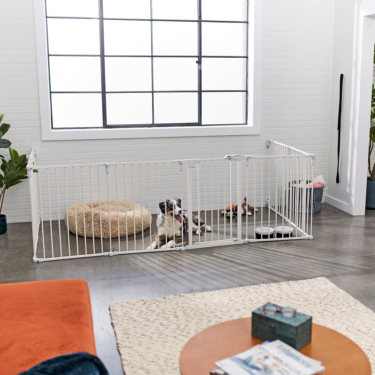 Frisco Steel 8Panel Configurable Dog Gate & Playpen