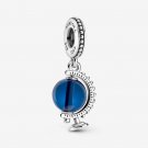 Blue Globe, Blue Scale Fish Cinema Clapper Bracelet Charm