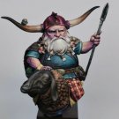 1/12 110mm BUST Resin Figure Model Kit Dwarf Gnome Rider Unpainted X0077