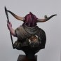 1/12 110mm BUST Resin Figure Model Kit Dwarf Gnome Rider Unpainted X0077
