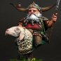 1/12 110mm BUST Resin Figure Model Kit Dwarf Gnome Rider Unpainted X0077
