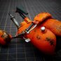 1:12 Resin Figure Model Kit Rabbit with Moto Racer Unpainted Resin Unassambled