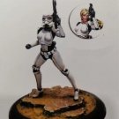 35mm Resin Figure Model Kit Girl Imperial Stormtroopers Unpainted Unassambled