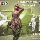 1/35 Resin Figure Model Kit Sexy Girl Soldier (no TANK) Unassamble Unpainted 514