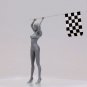 1/24 Resin Figure Model Kit Sexy Girl Racing (no flag) Speed Car Unpainted