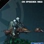 35mm Resin Figure Model Kit Scout Trooper On Speeder Bike Star Wars Unpainted