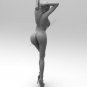 1:24 75mm Resin Figure Model Kit Sexy Girl Car Speed Pin Up Unassamble Unpainted