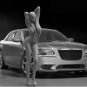 1:24 75mm Resin Figure Model Kit Sexy Girl Car Speed Pin Up Unassamble Unpainted