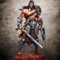 1/24 75mm Resin Figure Model Kit Warrior Barbarian Wolf Tribe Unpainted