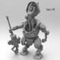 1:35 resin figures model kit Model mechanical women's film game series Unpainted