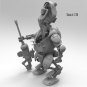 1:35 resin figures model kit Model mechanical women's film game series Unpainted