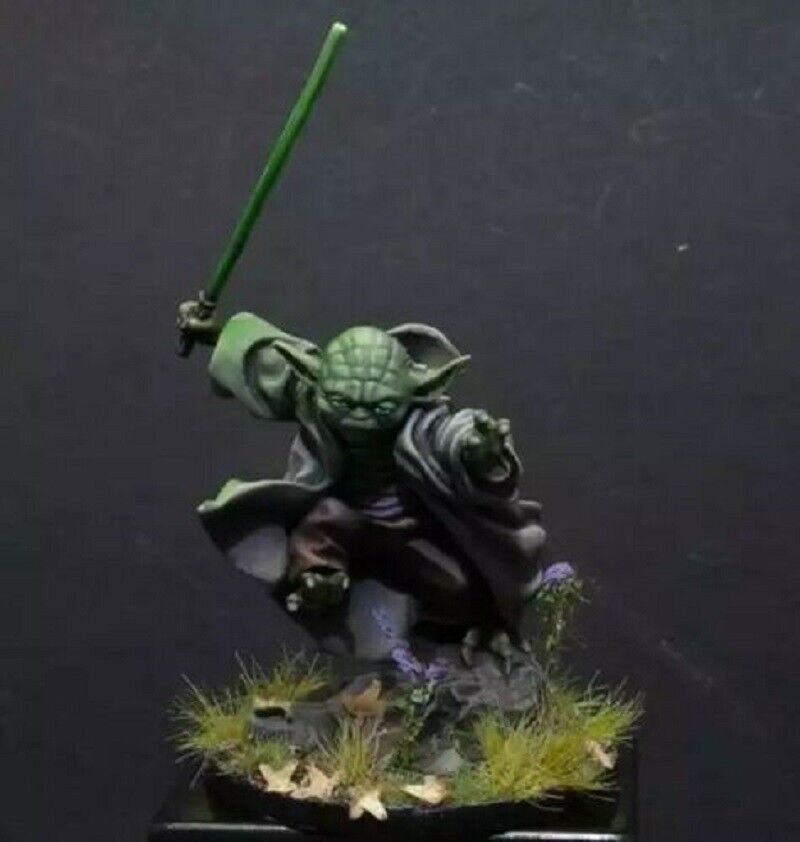 1/24 40mm Resin Figure Model Kit Star Wars Yoda Jedi Master Miniatures Unpainted