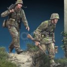 1/35 Resin Figure Model Kit German Soldiers Infantry Normandy WWII Unpainted