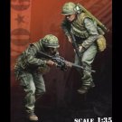 1/35 Resin Figure Model Kit Vietnam War US Soldiers Unpainted Unassambled