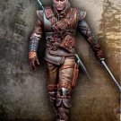1/24 75mm Resin Figure Model Kit White Butcher Warrior Unpainted X0061