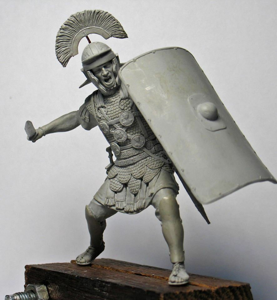 1:24 75mm Resin Figure Model Kit Roman Soldier Warrior Unpainted X0048
