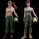 1/20 Scale Resin Figure Model Kit Sexy Girl Mercenary Army Female Pilot 2 states