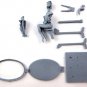 1/22 80mm Resin Figure Model Kit Poker Sexy Girl Suncare Mirror WWII Unpainted