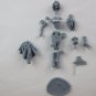 1/22 80mm Resin Figure Model Kit Poker Sexy Girl with a Dog Miniature Unpainted