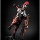 1/24 75mm Resin Figure Model Kit Roman Soldier with Shield Unassambled Unpainted