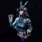 1/10 BUST Resin Figure Model Kit Sexy Girl Samurai CyberPunk Unpainted Unassambl
