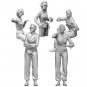 1/16 Resin Figure Model Kit German Soldiers Female Tank Crew WW2 Unpainted X0084