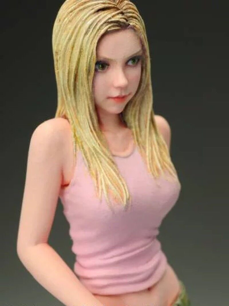 1/20 Scale 90mm Resin Figure Model Kit Lin Hao Ji Sexy Girl Female Unpainted