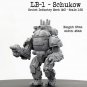 1/35 Resin Figure Model Kit Science Fiction Robot Miniatur WWII Garage Unpainted