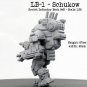 1/35 Resin Figure Model Kit Science Fiction Robot Miniatur WWII Garage Unpainted