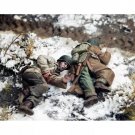 1/35 Resin Figure Model Kit US Soldiers WWII WW2 Unpainted Unassambled