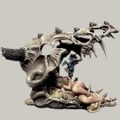 1/24 75mm Resin Figure Model Kit Sexy Girl Barbarian Miniature Unpainted Unassam