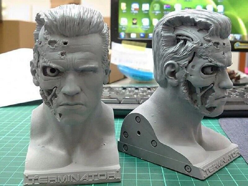 1/4 120mm BUST Resin Figure Model Kit Terminator T-800 Arnold Unpainted X0076