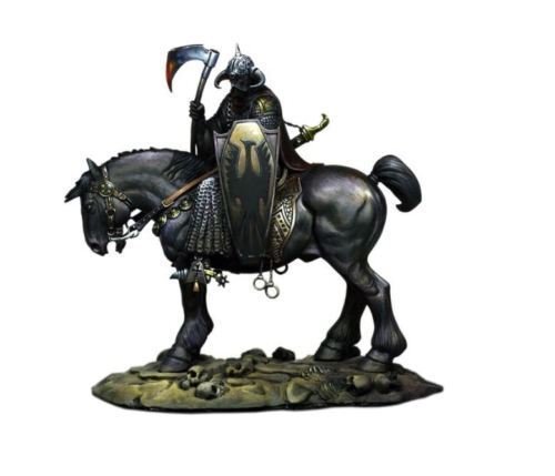 1:24 75mm Resin Figure Model Kit Death Dealer I Warrior Unpainted X0001