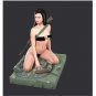 1/16 Resin Figure Model Kit Sexy Girl Female Kneeling Position WWII Unpainted