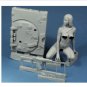 1/16 Resin Figure Model Kit Sexy Girl Female Kneeling Position WWII Unpainted