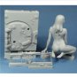 1/16 Resin Figure Model Kit Sexy Girl Female Kneeling Position WWII Unpainted